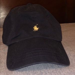 Navy blue polo hat